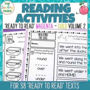 Ready to Read Activities for Magenta to Gold Bundle - Volume Two