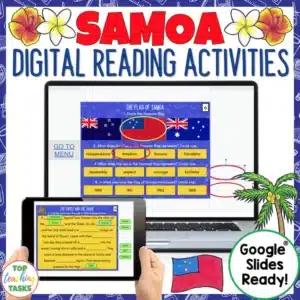 Samoa Digital Reading Activity