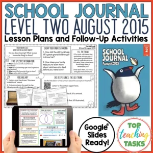 School Journal Level 2 August 2015 Follow Up Activities