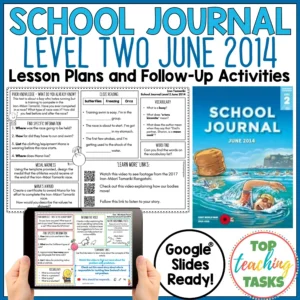 School Journal Level 2 June 2014 Follow Up Activities