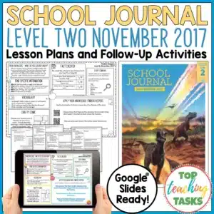 School Journal Level 2 November 2017 Follow Up Activities