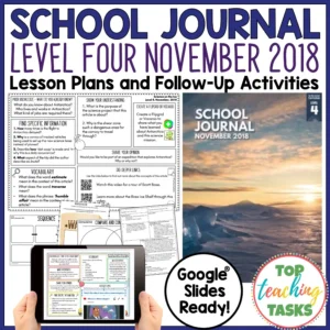 School Journal Level 4 November 2018 Follow Up Activities