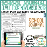 School-Journal-Level-4-November-2019-Activities