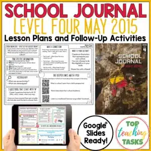 School Journal Level 4 May 2015 Follow Up Activities
