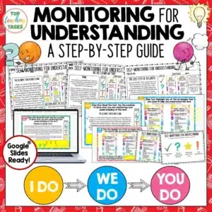 Monitoring for Understanding - Reading Passages and Activities