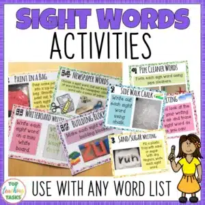 Sight Word Activities Pack