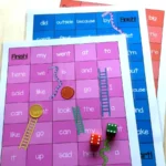 Sight-Words-Snakes-and-Ladders-Magenta-to-Orange-Levels-1-1