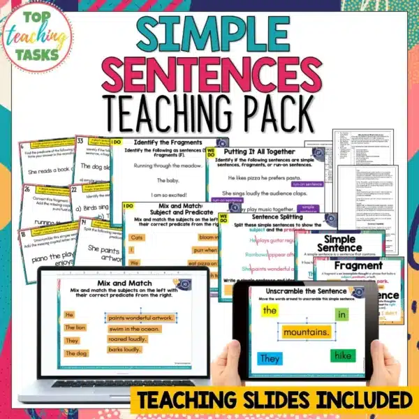 Simple-Sentences-Teaching-Pack