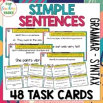 Simple-sentences-task-cards