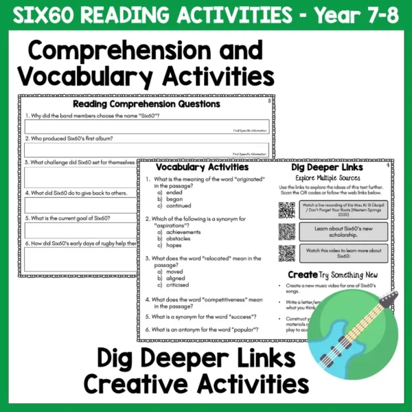 Six60-Reading-activities-g Six60-Reading-activities-g