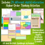 Myths and Legends Digital Activities