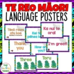 Te Reo Māori Greetings, Introductions, and Farewells Posters