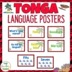 Tongan Language Posters