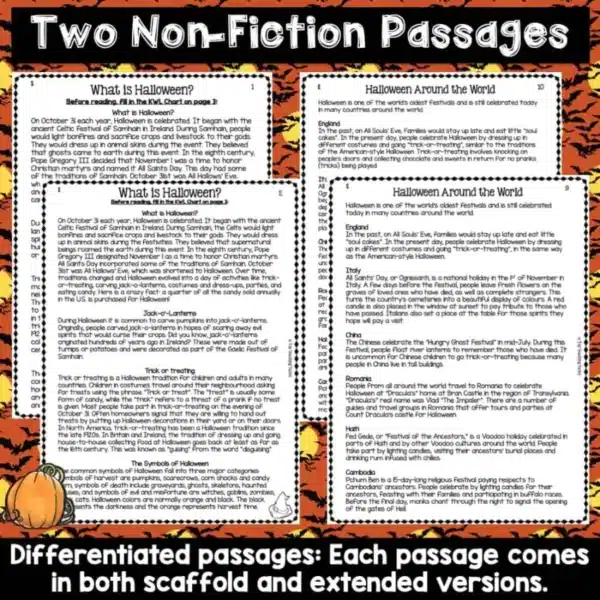 Halloween Reading Halloween Reading