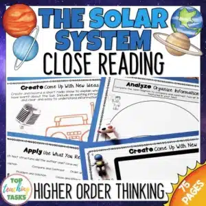 The Solar System Reading Comprehension Passages and Questions