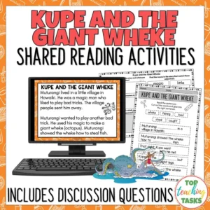 Kupe and the Giant Wheke Shared Reading Activities