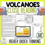 Volcanoes Reading Activities