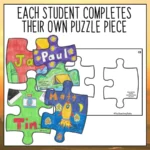 Getting to know you collaborative puzzle balloon
