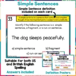 Simple sentences