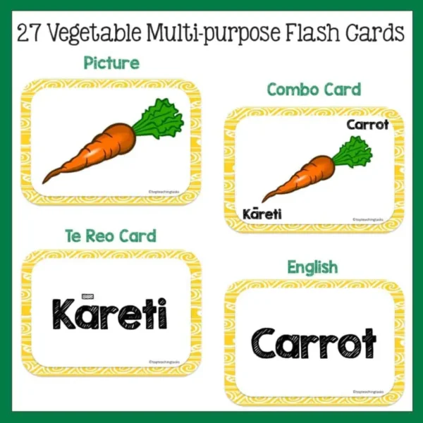 Te Reo Maori Fruit and Vegetables Te Reo Maori Fruit and Vegetables
