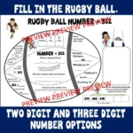 Rugby ball numbers