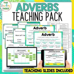 Adverbs Teaching Pack - Grammar Print and Digital Activities