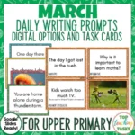March Writing Prompts