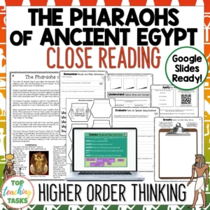 Pharaohs Reading Comprehension Passages and Questions