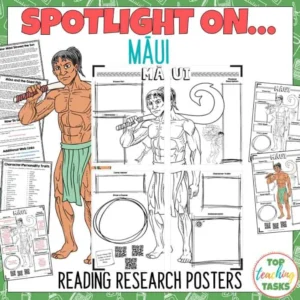 Māui Reading Research Poster and Character Analysis