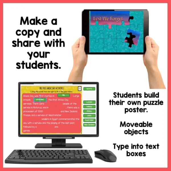 Anzac Day Digital Puzzle c Anzac Day Digital Puzzle c