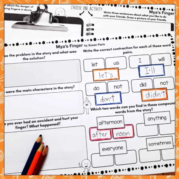 Ready to Read Orange Activities Ready to Read Orange Activities