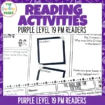 Purple Level 19 PM Readers Follow Up Activities