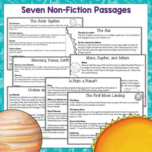 Solar-System-Reading-comprehension-1 Solar-System-Reading-comprehension-1