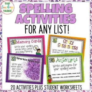 Spelling Activities For Any List of Words Volume Two