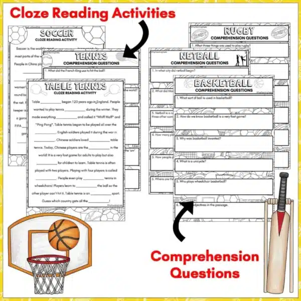 Sports-Reading-Comprehension-Activities-for-Year-3-b Sports-Reading-Comprehension-Activities-for-Year-3-b