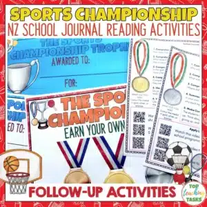 Sports Championship School Journals Activity Pack
