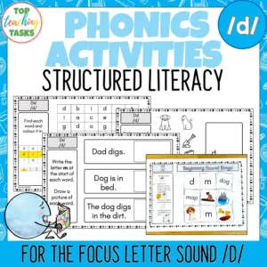 Phonics and Structured Literacy Activities: Focus Sound D