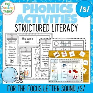 Phonics and Structured Literacy Activities: Focus Sound S
