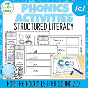 Phonics and Structured Literacy Activities: Focus Sound C