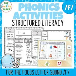 Phonics and Structured Literacy Activities: Focus Sound F