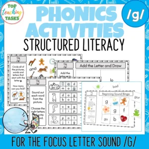Phonics and Structured Literacy Activities: Focus Sound G