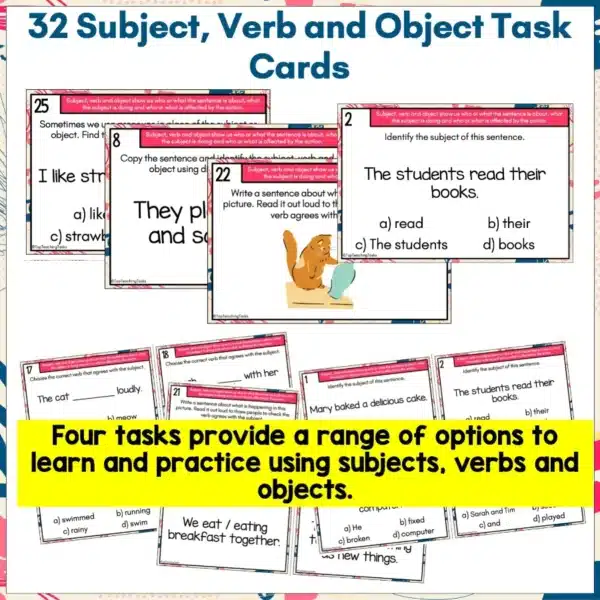 Subject-Verb-and-Object-Task-Cards-1 Subject-Verb-and-Object-Task-Cards-1