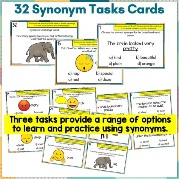 Synonyms-Task-Cards-a Synonyms-Task-Cards-a