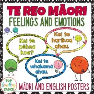 Te Reo Maori Feelings and Emotions Posters