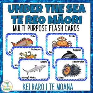 Te Reo Under the Sea Multi-purpose Flashcards