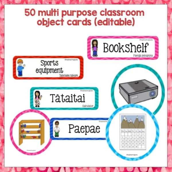Te-Reo-in-the-Classroom-Multi-purpose-Te-Reo-and-English-Cards-EDITABLE-1 Te-Reo-in-the-Classroom-Multi-purpose-Te-Reo-and-English-Cards-EDITABLE-1