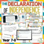 The-Declaration-of-Independence-Year-7-8-1