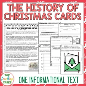 The History of Christmas Cards Reading Comprehension Passages with Questions