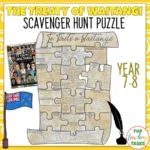 The-Treaty-Of-Waitangi-Reading-Comprehension-Scavenger-Hunt-Puzzle-Year-7-and-8