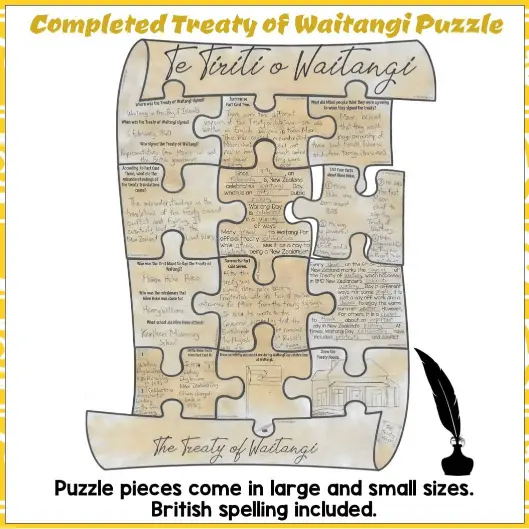 The-Treaty-of-Waitangi-Reading-Comprehension-puzzle-year-5-and-6-three-2 The-Treaty-of-Waitangi-Reading-Comprehension-puzzle-year-5-and-6-three-2